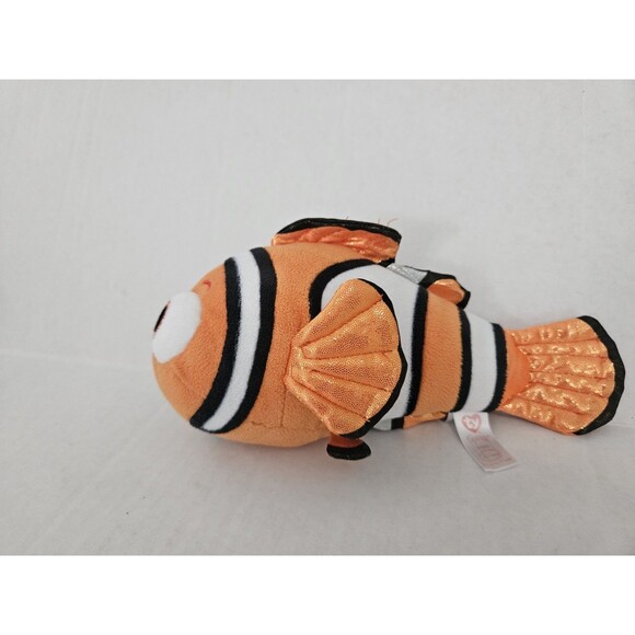 NEMO Sparkle TY Beanie Baby Retired 2016 Disney Pixar Finding Nemo - Picture 2 of 6